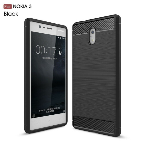 

Защитный чехол UniCase Carbon для Nokia 3 - Black