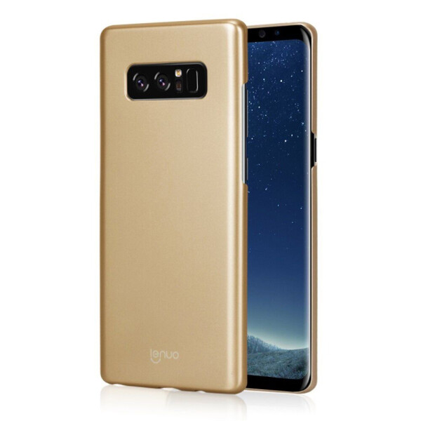 

Пластиковый чехол LENUO Silky Touch для Samsung Galaxy Note 8 (N950) - Gold