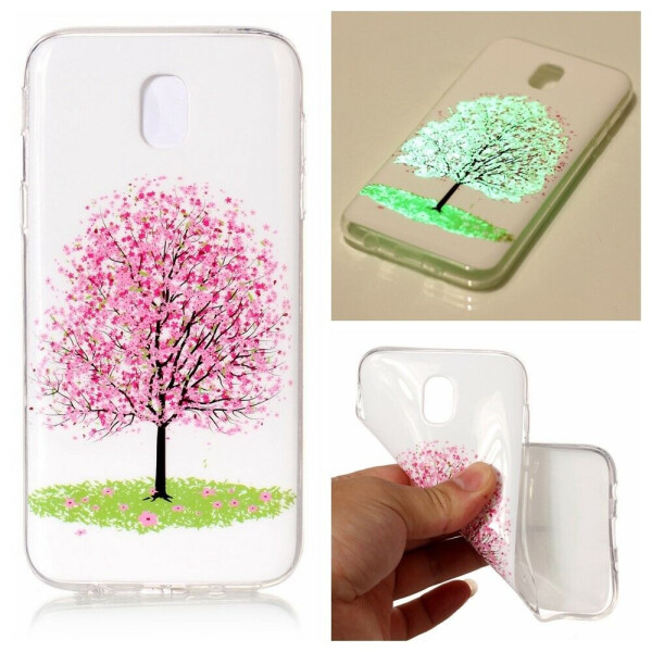

Силиконовый (TPU) чехол Deexe LumiCase для Samsung Galaxy J7 2017 (J730) - Spring Tree