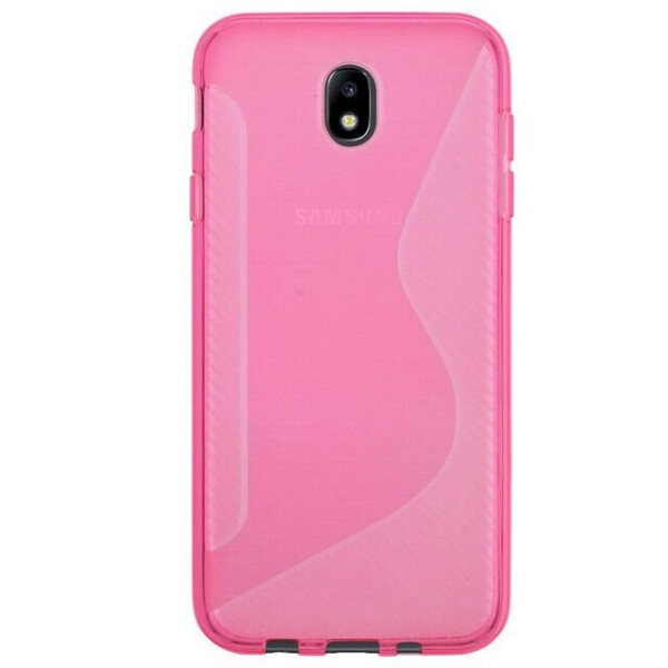 

Силиконовый (TPU) чехол Deexe S Line для Samsung Galaxy J5 2017 (J530) - Magenta