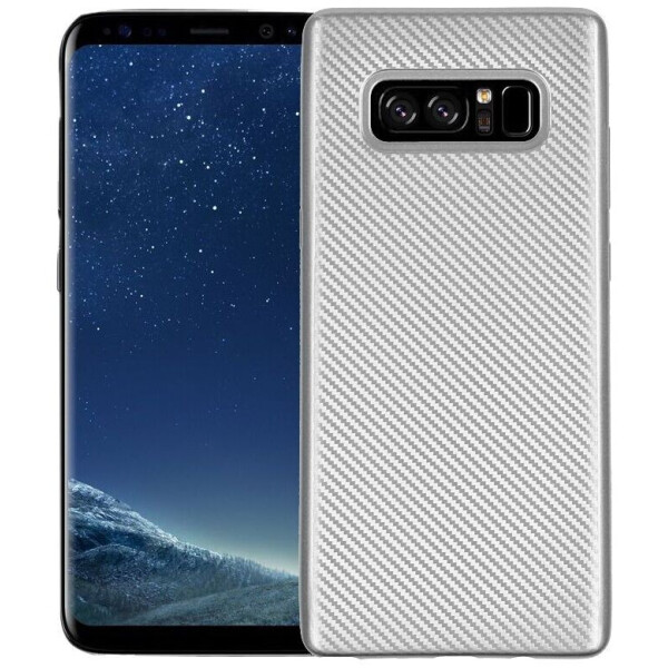 

Силиконовый (TPU) чехол iZore Fiber для Samsung Galaxy Note 8 (N950) - Silver