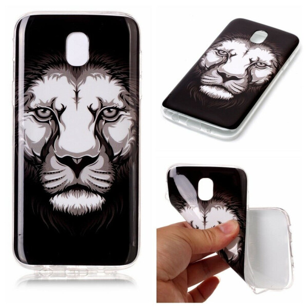 

Силиконовый (TPU) чехол Deexe Life Style для Samsung Galaxy J5 2017 (J530) - Lion Pattern B