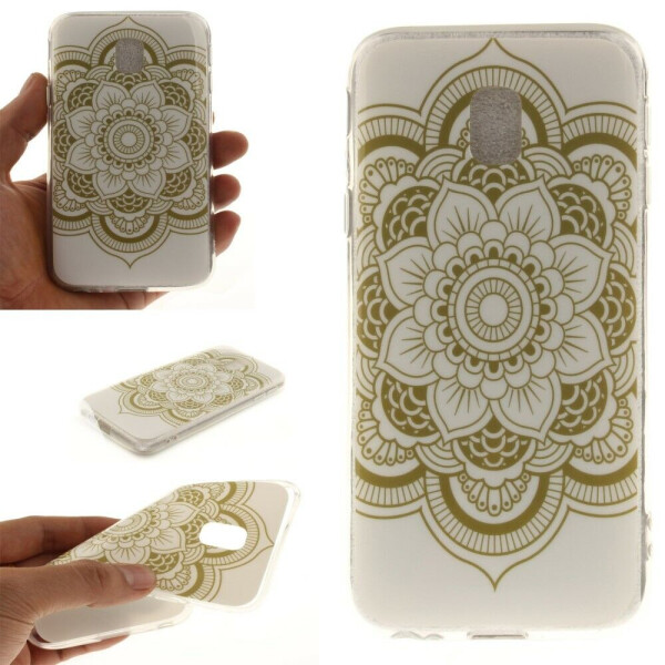 

Силиконовый (TPU) чехол Deexe Life Style для Samsung Galaxy J3 2017 (J330) - Mandala Flowers