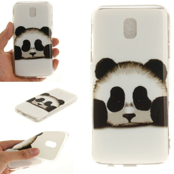 

Силиконовый (TPU) чехол Deexe Life Style для Samsung Galaxy J7 2017 (J730) - Panda Pattern