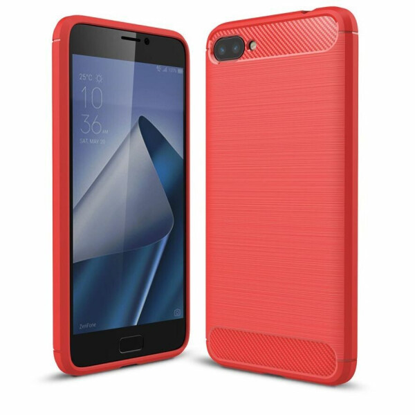 

Защитный чехол UniCase Carbon для Asus ZenFone 4 Max (ZC520KL) - Red