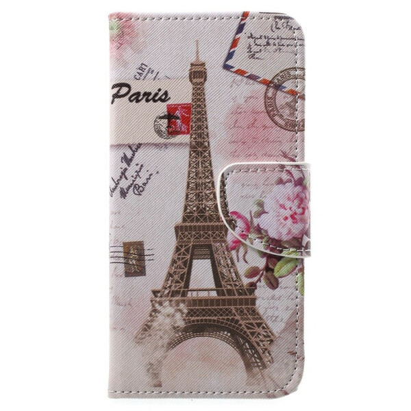 

Чехол-книжка Deexe Color Wallet для LG Q6 / Q6a - Eiffel Tower