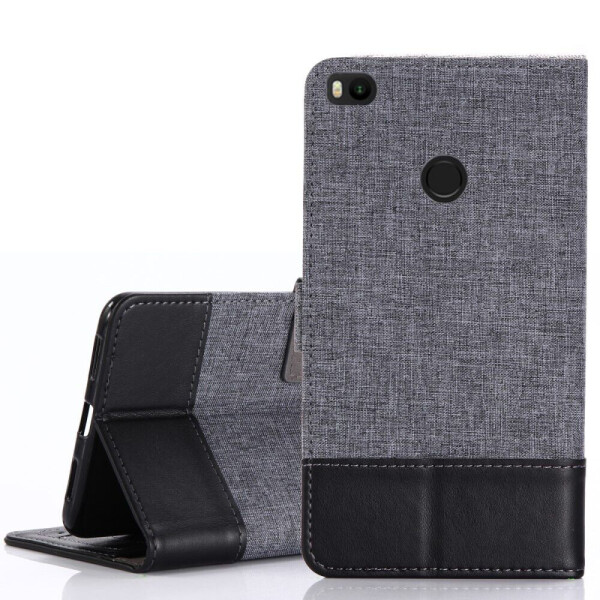 

Чехол-книжка MUXMA Canvas Diary для Xiaomi Mi Max 2 - Dark Gray