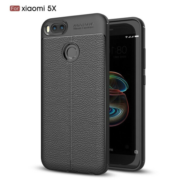 

Защитный чехол Deexe Leather Cover для Xiaomi Mi5X / Mi A1 - Black