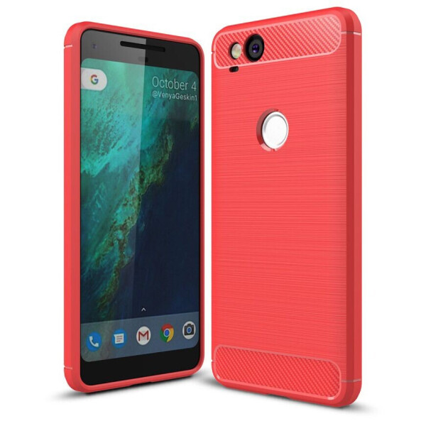 

Защитный чехол UniCase Carbon для Google Pixel 2 - Red