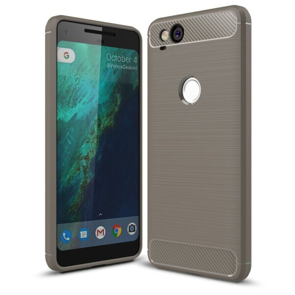 

Защитный чехол UniCase Carbon для Google Pixel 2 - Gray