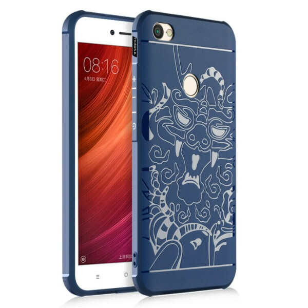 

Защитный чехол UniCase Dragon Style для Xiaomi Redmi Note 5A Prime - Dark Blue