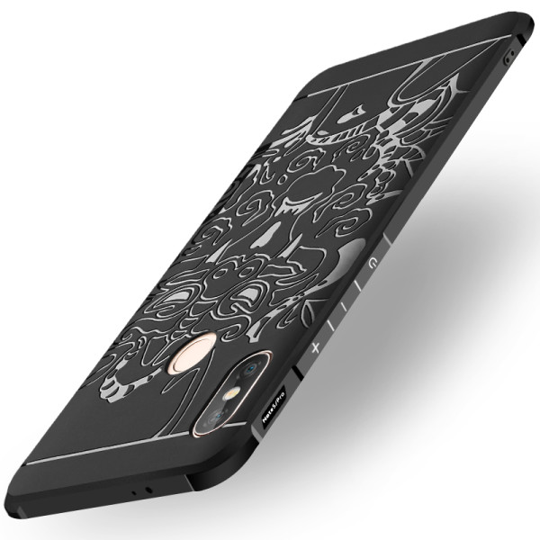 

TPU+PC Черный дракон для Xiaomi Mi 6X / Mi A2 (Черный) (621454)