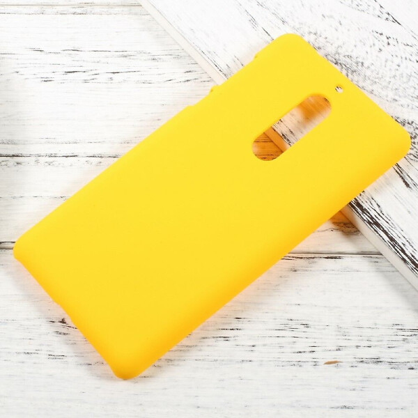 

Пластиковый чехол Deexe Hard Shell для Nokia 5 - Yellow