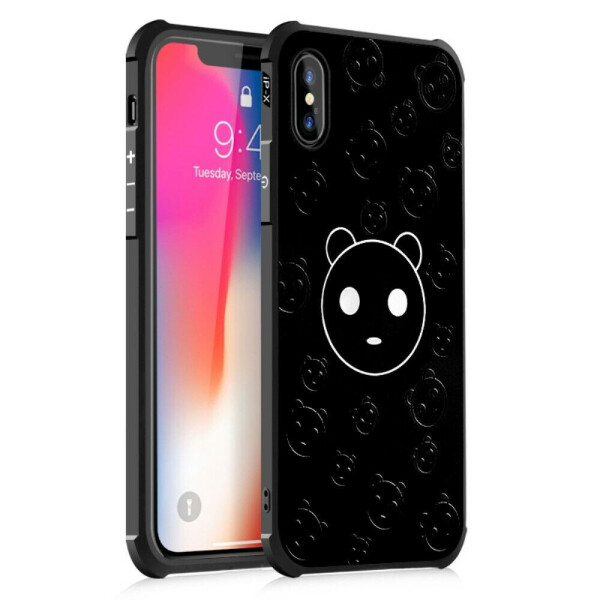 

Защитный чехол UniCase Black Style для iPhone X / iPhone XS - Cute Bear
