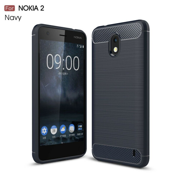 Защитный чехол UniCase Carbon для Nokia 2 - Dark Blue