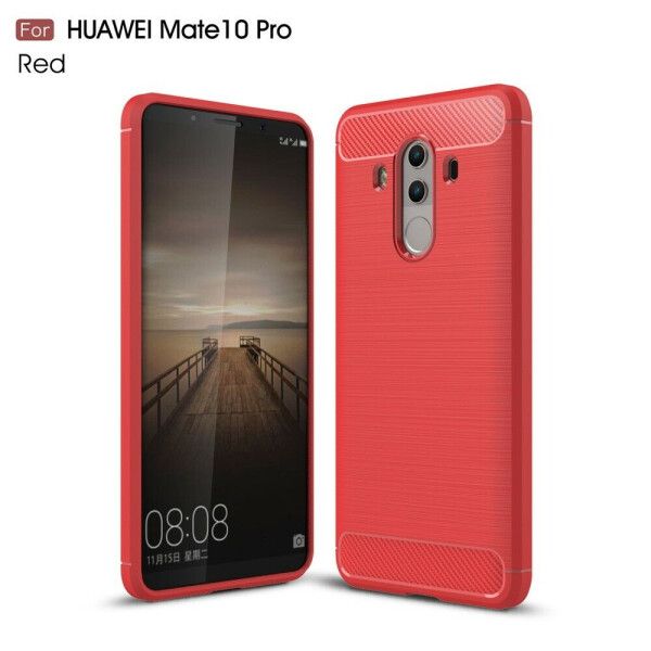 

Защитный чехол UniCase Carbon для Huawei Mate 10 Pro - Red
