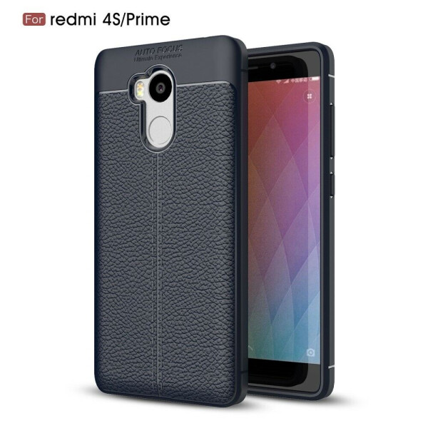 

Защитный чехол Deexe Leather Cover для Xiaomi Redmi 4 Prime / Redmi 4 Pro - Dark Blue