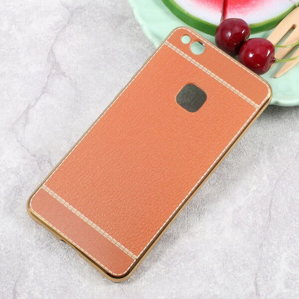 

Силиконовый (TPU) чехол Deexe Leather Skin для Huawei P10 Lite - Brown
