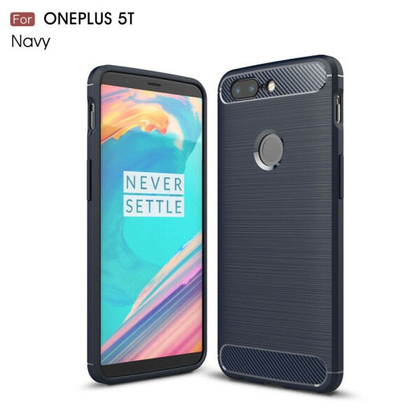

Защитный чехол UniCase Carbon для OnePlus 5T - Dark Blue