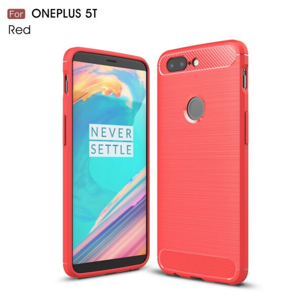 

Защитный чехол UniCase Carbon для OnePlus 5T - Red