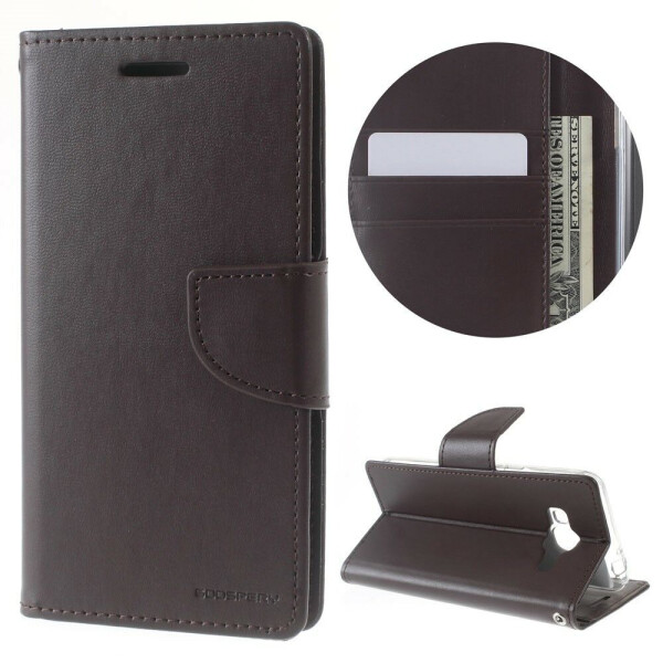 

Чехол-книжка MERCURY Bravo Diary для Samsung Galaxy J3 (2016) - Dark Brown