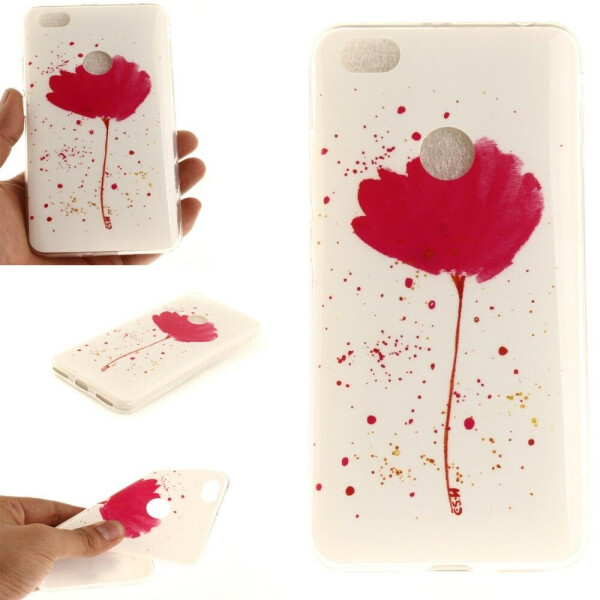 

Силиконовый чехол Deexe Life Style для Xiaomi Redmi Note 5A Prime - Red Flower