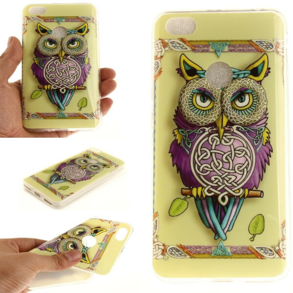 

Силиконовый чехол Deexe Life Style для Xiaomi Redmi Note 5A Prime - Owl Pattern