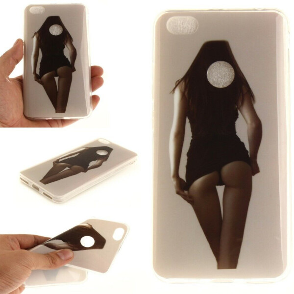 

Силиконовый чехол Deexe Life Style для Xiaomi Redmi Note 5A Prime - Girl Pattern