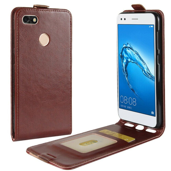 

Чехол Deexe Flip Case для Huawei Nova Lite 2017 - Brown