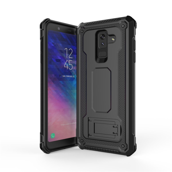 

TPU+PC Deen Armor с креплением под магнитный держатель для Samsung Galaxy A6 Plus (2018) (Черный) (622531)