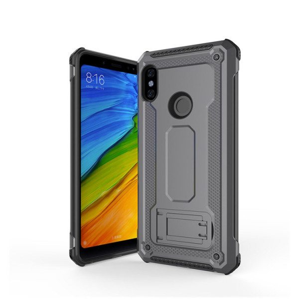 

TPU+PC Deen Armor с креплением под магнитный держатель для Xiaomi Redmi Note 5 Pro/Note 5 (DC) (Серый) (622552)