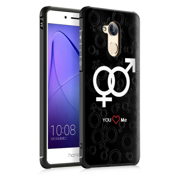 

Защитный чехол UniCase Black Style для Huawei Honor 6A - You Love Me