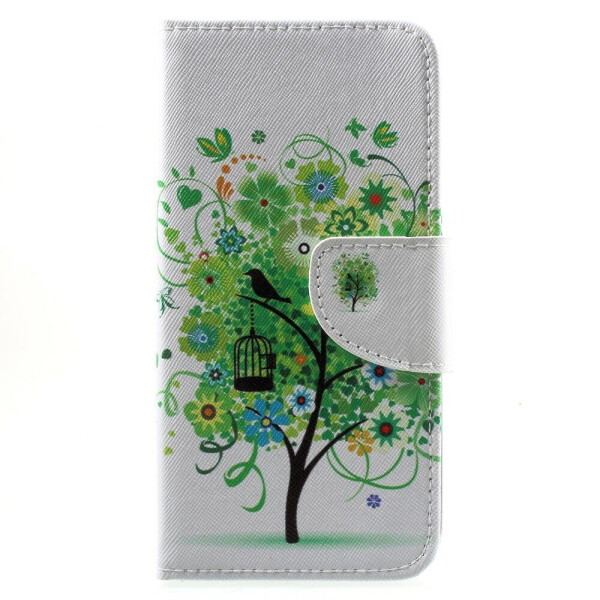 

Чехол-книжка Deexe Color Wallet для Huawei Honor 6A - Summer Tree