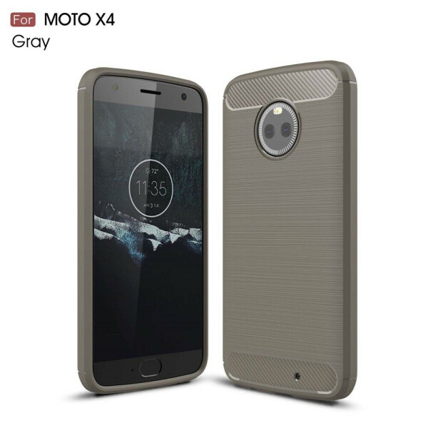 

Защитный чехол UniCase Carbon для Motorola Moto X4 - Grey