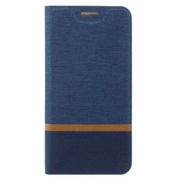 

Чехол-книжка Deexe Lines Texture для Huawei Honor 6C - Blue
