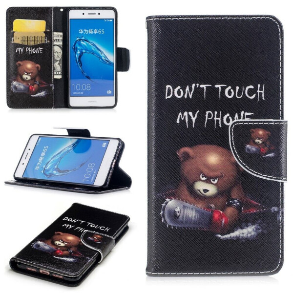 

Чехол-книжка Deexe Color Wallet для Huawei Honor 6C - Don't Touch My Phone