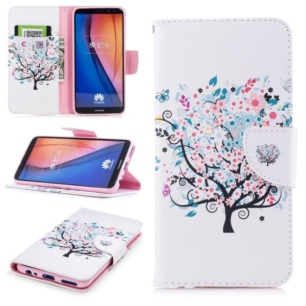 

Чехол-книжка Deexe Color Wallet для Huawei Mate 10 Lite - Spirng Tree