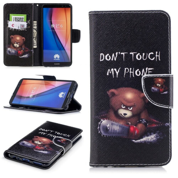 

Чехол-книжка Deexe Color Wallet для Huawei Mate 10 Lite - Don't Touch My Phone