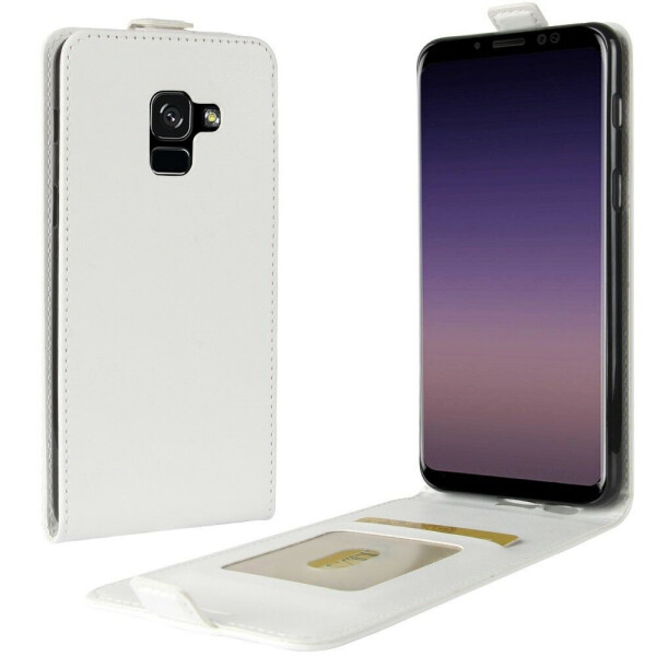 

Чехол-книжка Deexe Flip Case для Samsung Galaxy A8 2018 (A530) - White