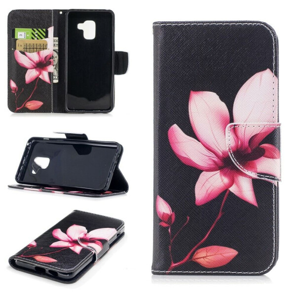 

Чехол-книжка Deexe Color Wallet для Samsung Galaxy A8 2018 (A530) - Flower Pattern