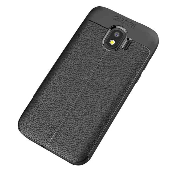 

TPU фактурный (с имитацией кожи) для Samsung J400F Galaxy J4 (2018) (Черный) (623309)