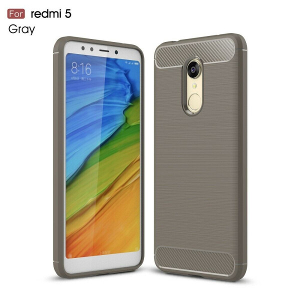 

Защитный чехол UniCase Carbon для Xiaomi Redmi 5 - Grey