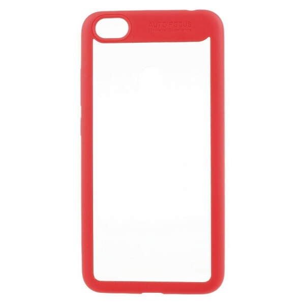

Защитный чехол Deexe ClearBack Cover для Xiaomi Redmi Note 5A/Redmi Note 5A Prime - Red