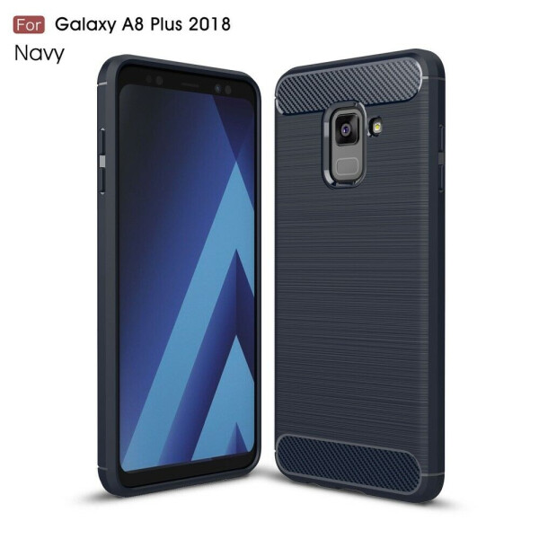 

Защитный чехол UniCase Carbon для Samsung Galaxy A8+ 2018 (A730) - Dark Blue