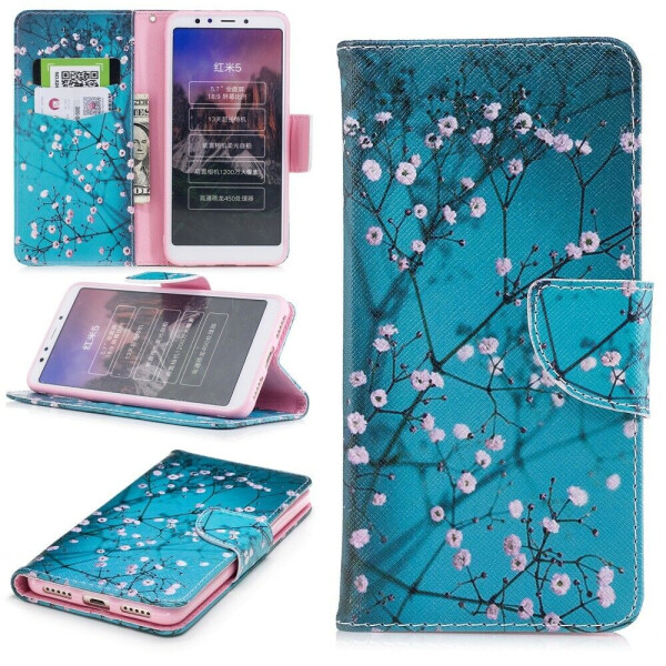 

Чехол-книжка Deexe Color Wallet для Xiaomi Redmi 5 - Apricot Tree