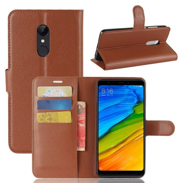 

Чехол-книжка Deexe Book Type для Xiaomi Redmi 5 - Brown