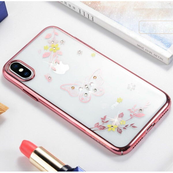 

Пластиковый чехол SULADA Butterfly Series для iPhone X / iPhone XS - Rose Gold
