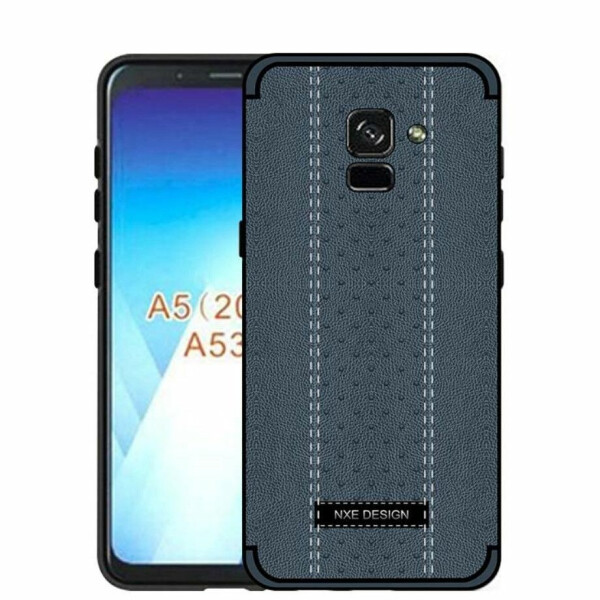 

Защитный чехол NXE Leather Cover для Samsung Galaxy A8 2018 (A530) - Blue