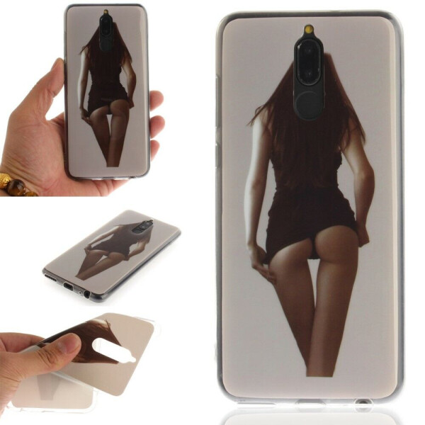 

Силиконовый чехол Deexe Life Style для Huawei Mate 10 Lite - Girl Pattern