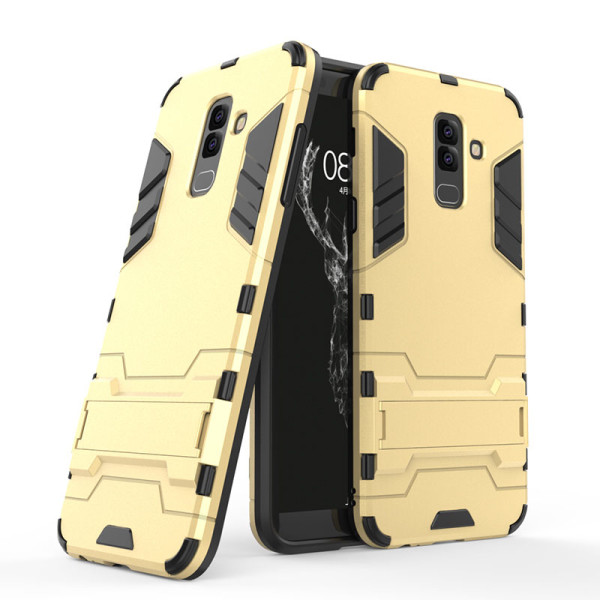 

-подставка ударопрочный Transformer для Samsung Galaxy A6 Plus (2018) с мощной защитой корпуса (Золотой / Champagne Gold) (661710)